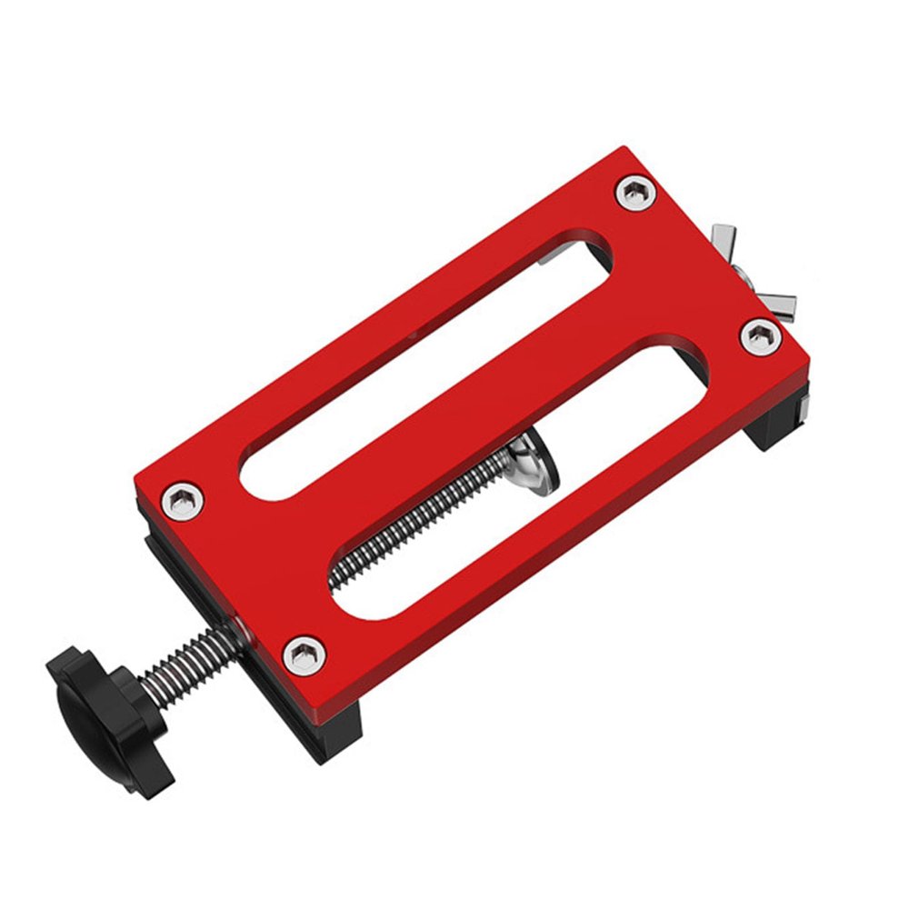Ycauty Cabinet Door Mounting Jig, Aluminum Positioning Tool with Multiple Hole-Size Options