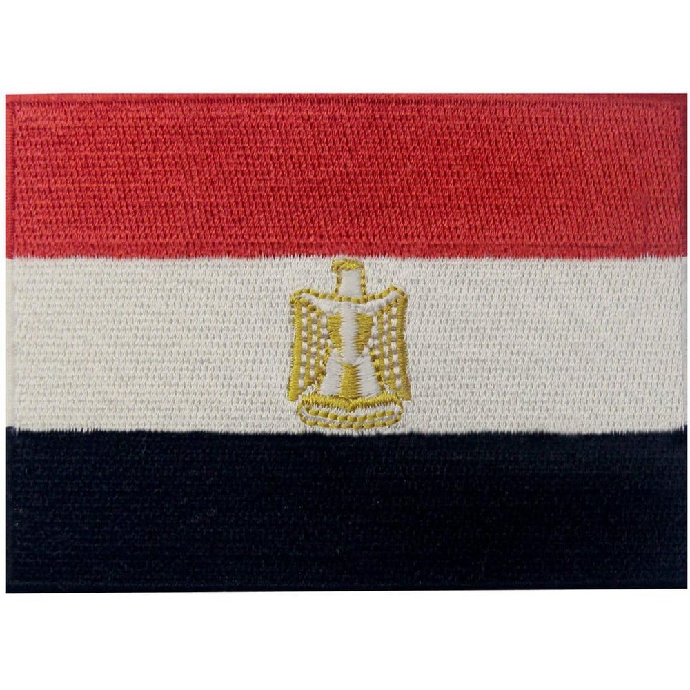 Embroidered Egyptian Flag Patch