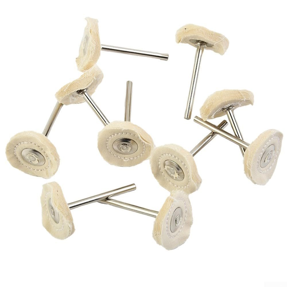 Polishing Cloth Discs for Jewelry and Plastics, 10 Pieces