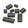 IDGTTLDF 5-Pack SMD SMT Slide DIP Switch, 1.27 mm Pitch, Black view 1