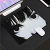 Small Black Mouse Pad 200 x 150 x 3 mm, Girl (2), Desk Mat, Non-Slip Rubber Base, Wear-Resistant Stitching, Mini Waterproof Mouse Pad for Home, Office, or Gifting, t0s-728 view 2