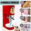 Pfps Spaghetti Ice Maker, 80 W, with 4 Interchangeable Molds, Red view 4
