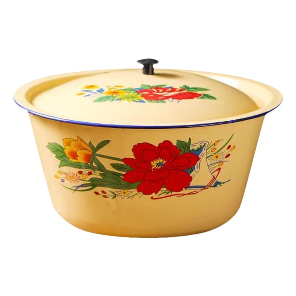 Enamel Mixing Bowl - Classic Vintage Container