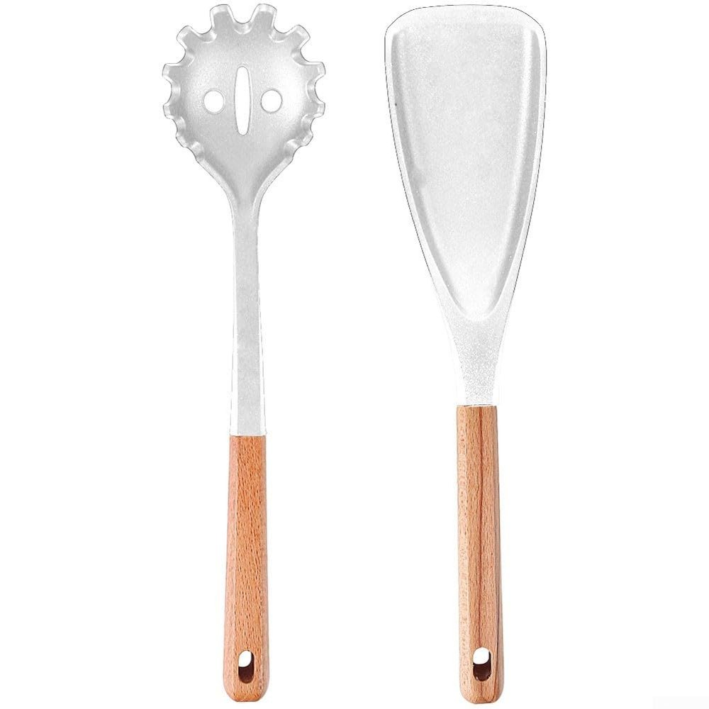 Rice Paddle and Pasta Serving Spoon Set
