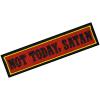 EmbTao Not Today Satan Embroidered Patch view 3