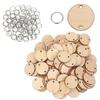 Wood Chips, 100 Round Discs for Crafting view 1