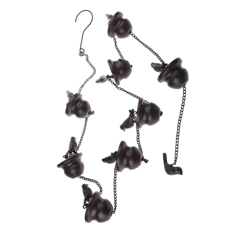 DUANSIYU 240 cm Metal Rain Chain for Roof Drainage Decoration