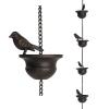 DUANSIYU 240 cm Metal Rain Chain for Roof Drainage Decoration view 2