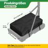 Fenghome Basketball Hoop Sandbag Cover, 600D Waterproof Organizer, Black, 85 x 55 x 13 cm view 1