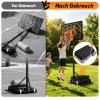 Fenghome Basketball Hoop Sandbag Cover, 600D Waterproof Organizer, Black, 85 x 55 x 13 cm view 4