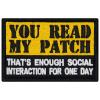 Embroidered Patch - Social Interaction view 1