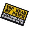 Embroidered Patch - Social Interaction view 4