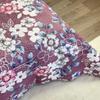 Euromat Quilted Bedspread, 220 x 240 cm, Purple/Pink Floral, F-8601 (No Pillowcases) view 2
