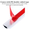 SCMYZLYD Aluminum Cable Channel, Self-Adhesive Aluminum Alloy Cable Cover for Home and Office, 1 m, Multiple Sizes (White Wood Grain, No. 5) view 4
