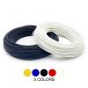 Braided Wire Cable Sleeve, Flame-Retardant Fiberglass, Insulated (White, 3.5 mm, 2 m) view 3