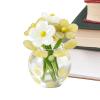 Mini Glass Flowers with Vase view 1