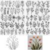 2 Sheets Water-Soluble Embroidery Patterns view 3
