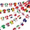 HOMAVEL 49-Flag Soccer Jersey-Design Pennant Banner, 20 m, World Cup 2026 view 1
