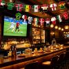 HOMAVEL 49-Flag Soccer Jersey-Design Pennant Banner, 20 m, World Cup 2026 view 4