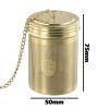 Tea Infuser with Fine Mesh Stainless Steel Basket and Adjustable Chain Hook (M) view 3