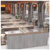 Stainless Steel Partition for Offices, Restaurants, and Schools, 125 x 60 cm view 2