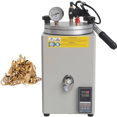 Wax Injection Machine for Jewelry Making, Adjustable 0–100°C, with Pressure Gauge