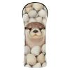 Cute Otter Golf Club Headcovers in Clamshells, Premium Leather, Interchangeable Numbers for Driver, Fairway Wood and Hybrid view 1