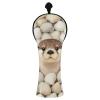 Cute Otter Golf Club Headcovers in Clamshells, Premium Leather, Interchangeable Numbers for Driver, Fairway Wood and Hybrid view 2