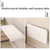 Generic Adjustable Folding Table for Office and Home, Simple Desk, Dining Table, Wall-Mounted Folding Table, Compact Computer Desk, Workbench, Portable, White, 110 x 60 cm view 4