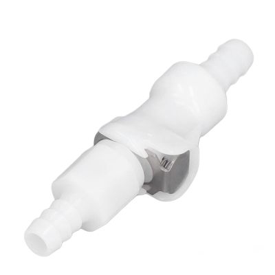 5/16-Inch Plastic Tubing Quick Connector with Shutoff Valve