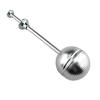 BEAZOOM Stainless Steel 304 Tea Infuser with Press-On Lid, Fine-Hole Design for Residue-Free Brewing, Compact Filter for Office and Home, Silver view 1