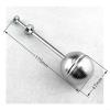BEAZOOM Stainless Steel 304 Tea Infuser with Press-On Lid, Fine-Hole Design for Residue-Free Brewing, Compact Filter for Office and Home, Silver view 2