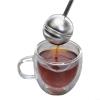 BEAZOOM Stainless Steel 304 Tea Infuser with Press-On Lid, Fine-Hole Design for Residue-Free Brewing, Compact Filter for Office and Home, Silver view 4