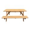 AXI Jean FSC Wood Picnic Table, Brown, Seats 6 view 2