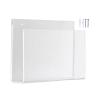 Wall-Mounted Acrylic File Holder with Screws view 1