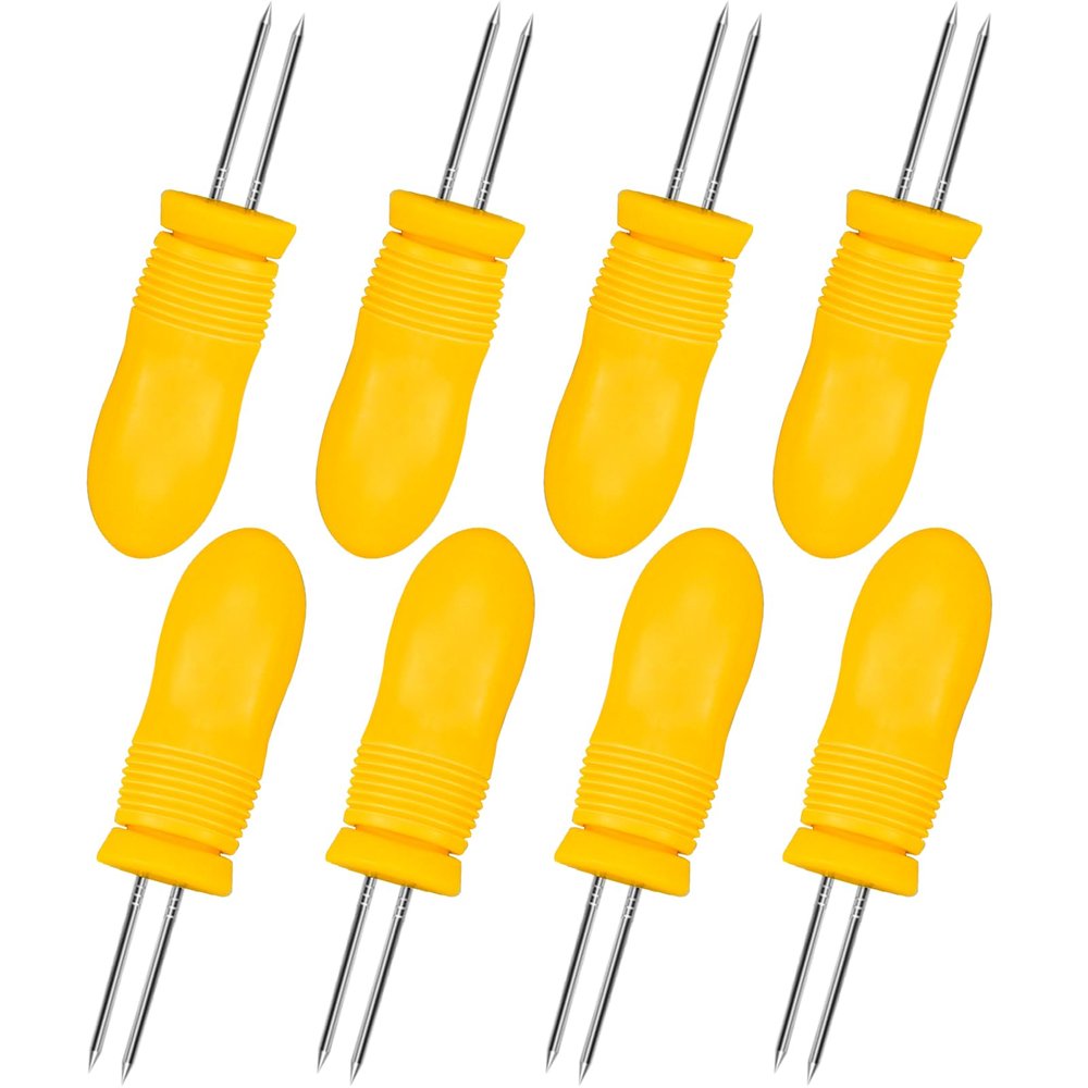 8-Piece Stainless Steel Corn Cob Holders