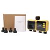 GLOGLOW Smart Wi-Fi Irrigation Timer, Solar-Powered Controller for 4 Zones view 1