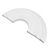 SPORTARC Ceiling Medallion, Decorative Cover Plate, PU, 30.5 cm Round, White view 2