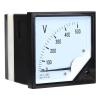 RhineCart Basics High-Precision Analog Voltage Detector, Square Panel Meter, AC 0–500 V view 1