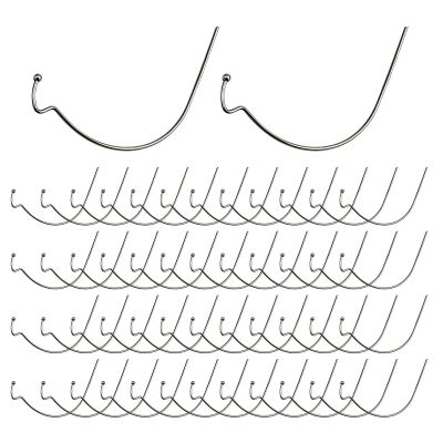 Picture Hooks, 4.25 x 1.85 Inches, 50-Piece Set for Plaster and Drywall