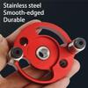 Self-Centering Dowel Jig, Hole Marker for Woodworking, Portable Straight-Drilling Guide for Wood Panels, for DIY and Furniture Assembly (Red) view 4
