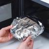 Stretchable Bowl Covers - 10 Pack Reusable Aluminum Foil Lids view 3