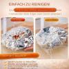 Stretchable Bowl Covers - 10 Pack Reusable Aluminum Foil Lids view 4