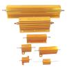 RISWEKFW 5-Piece 100W/50W/25W/10W Aluminum Power Metal-Housed Wirewound Resistor, 0.1–10 kΩ, 1/20/200/500 Ω, 1 kΩ, 10 kΩ (50 Ω, 100W) view 1