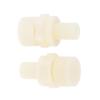 Serenophile Water Dispenser Drain Valve Head with 10mm Silicone Hose Connection, Leak-Proof Plastic Nut, Replacement Parts for Home Office, Water Cooler Accessories, White, 2 Pieces view 3