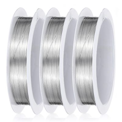 3 Rolls of Craft Wire for Jewelry Making
