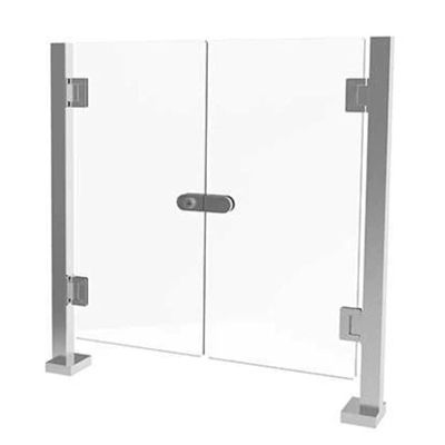 Universal Acrylic Swing Gate, 115 x 98 cm, Indoor Safety Barrier