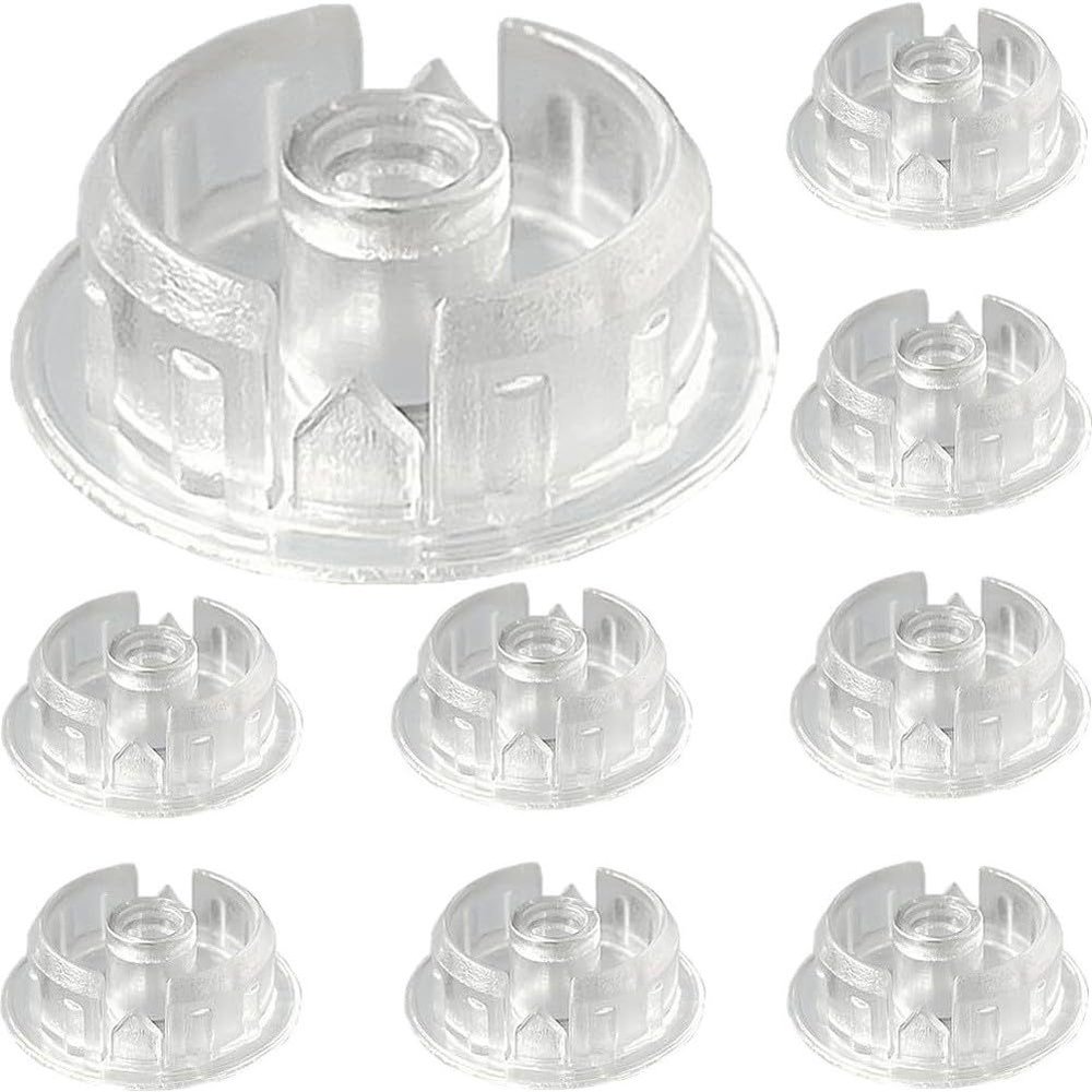 Serenophile 10-Pack Transparent End Caps for Blinds