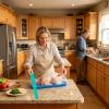 Silicone Defrosting Tray with Flexible Grip view 4