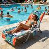Quick-Drying, Absorbent Pool Lounger Cover, 211 x 74 cm view 2